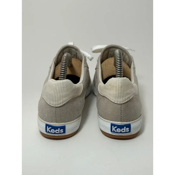 Keds Center II Tan Canvas Low Top Sneakers Womens Size 8 WF67057 - Picture 6 of 12